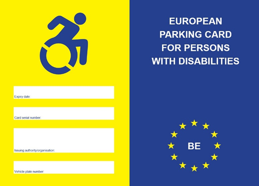 European parking card